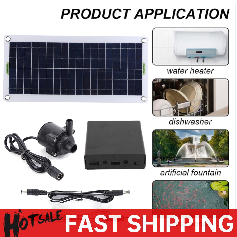 Solar Pool Pump Kit - 18V 30W Fountain Panel Pump Garden