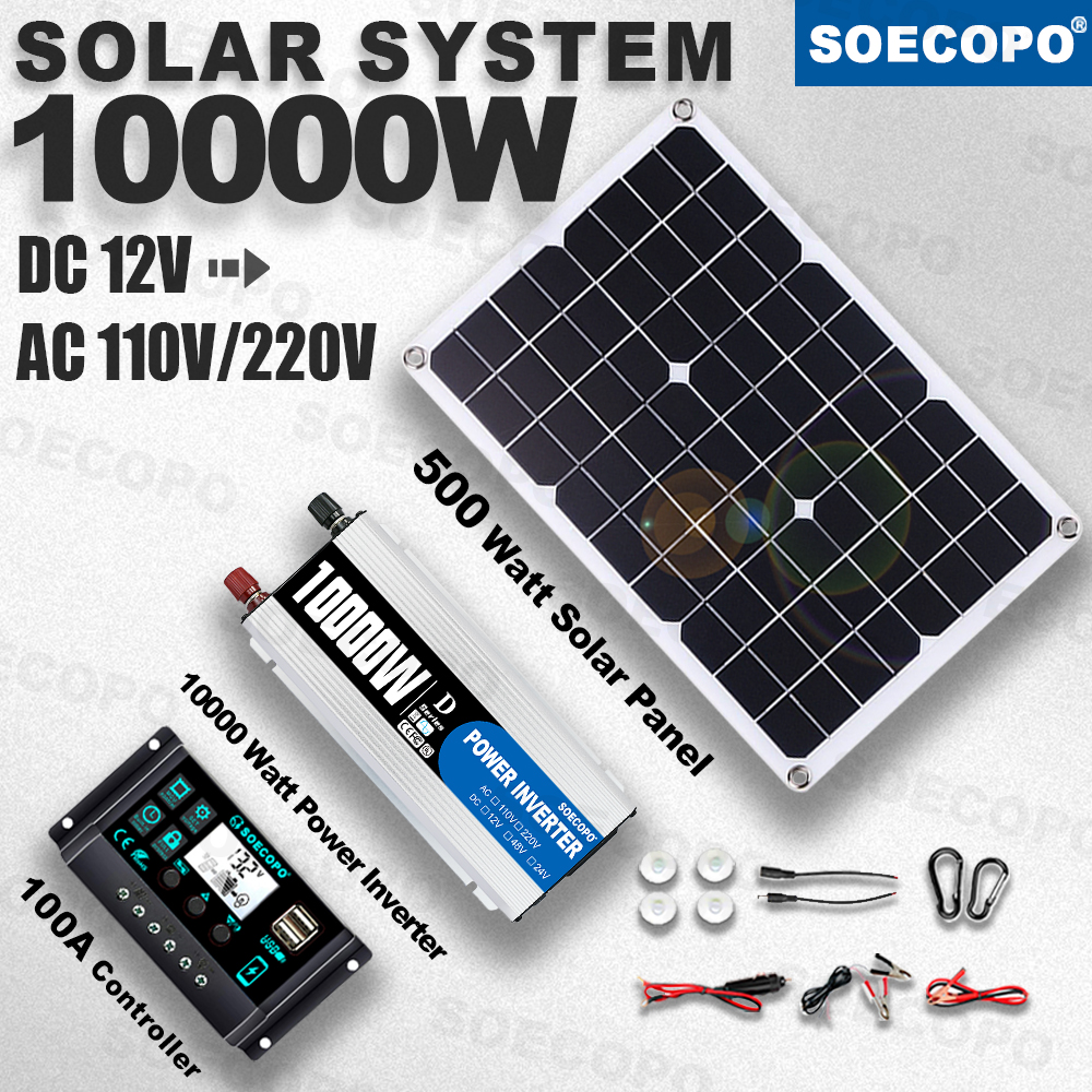 SOECOPO 7000W Solar Power Syst - Renewable Energy Kits บทวิจารณ์และราคา
