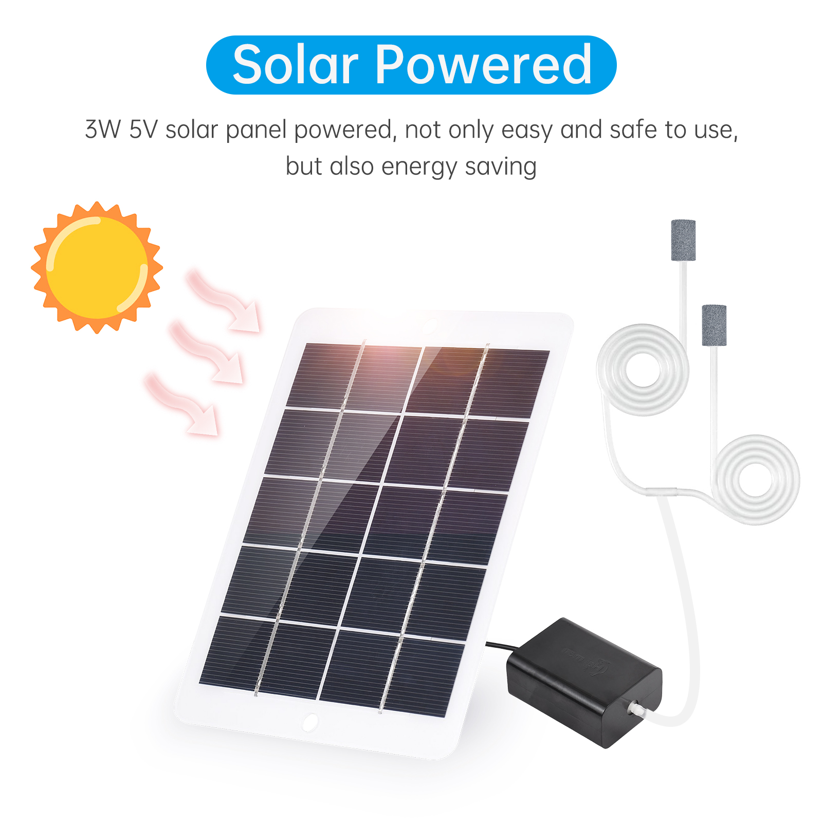 Solar Powered Oxygen Air Pump  - Renewable Energy Kits บทวิจารณ์และราคา