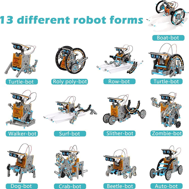 13-in-1 Solar Powered Robot Ki - Renewable Energy Kits บทวิจารณ์และราคา
