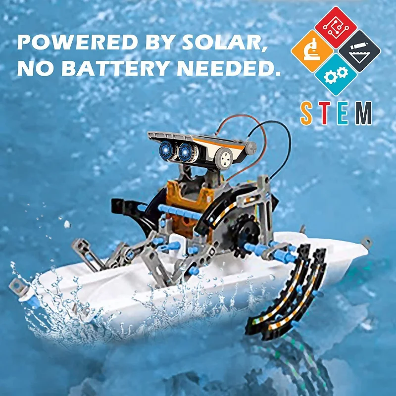 13-in-1 Solar Powered Robot Ki - Renewable Energy Kits บทวิจารณ์และราคา