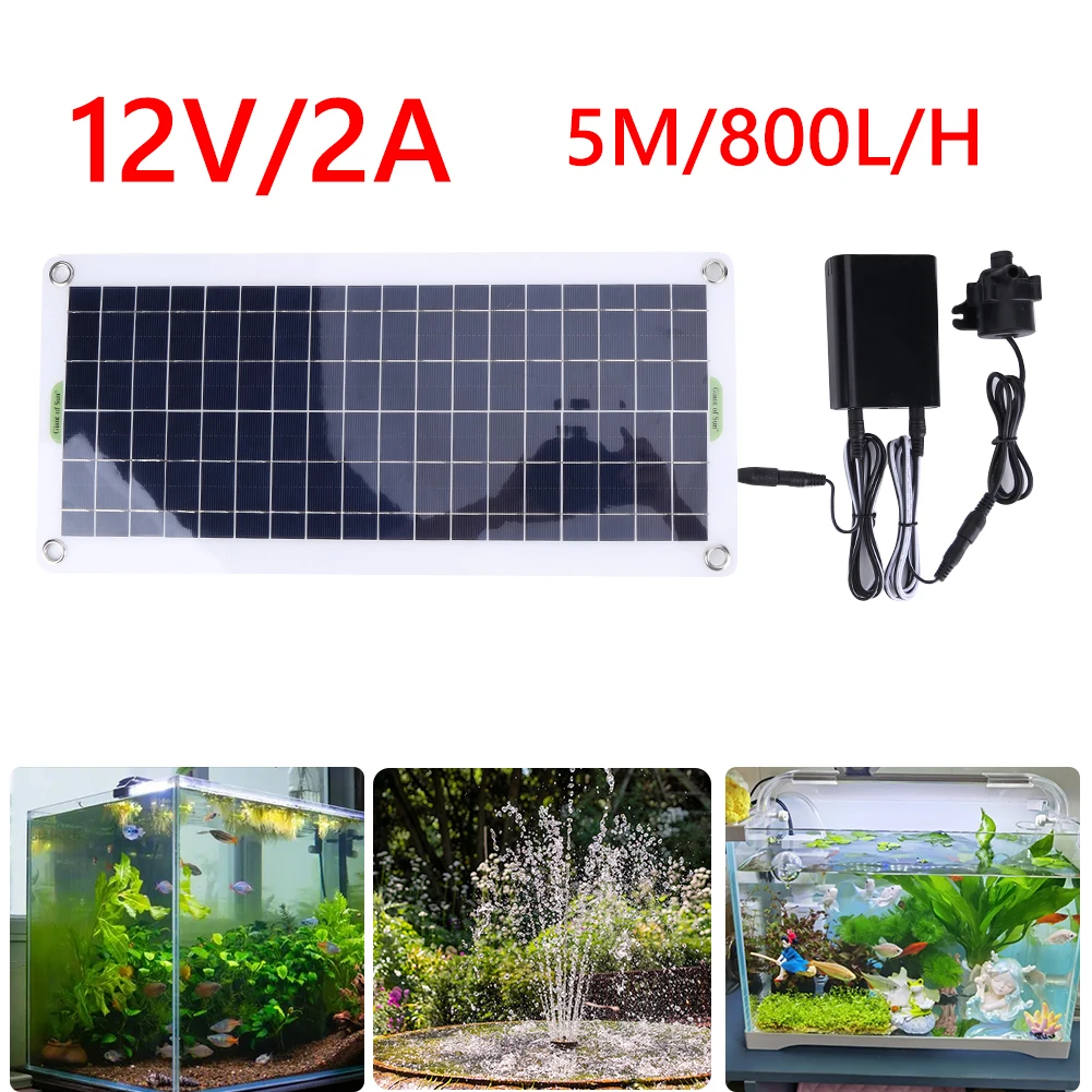 30W 800L/H DC 18V Low Noise Br - Solar Pool Pump Kit บทวิจารณ์และราคา