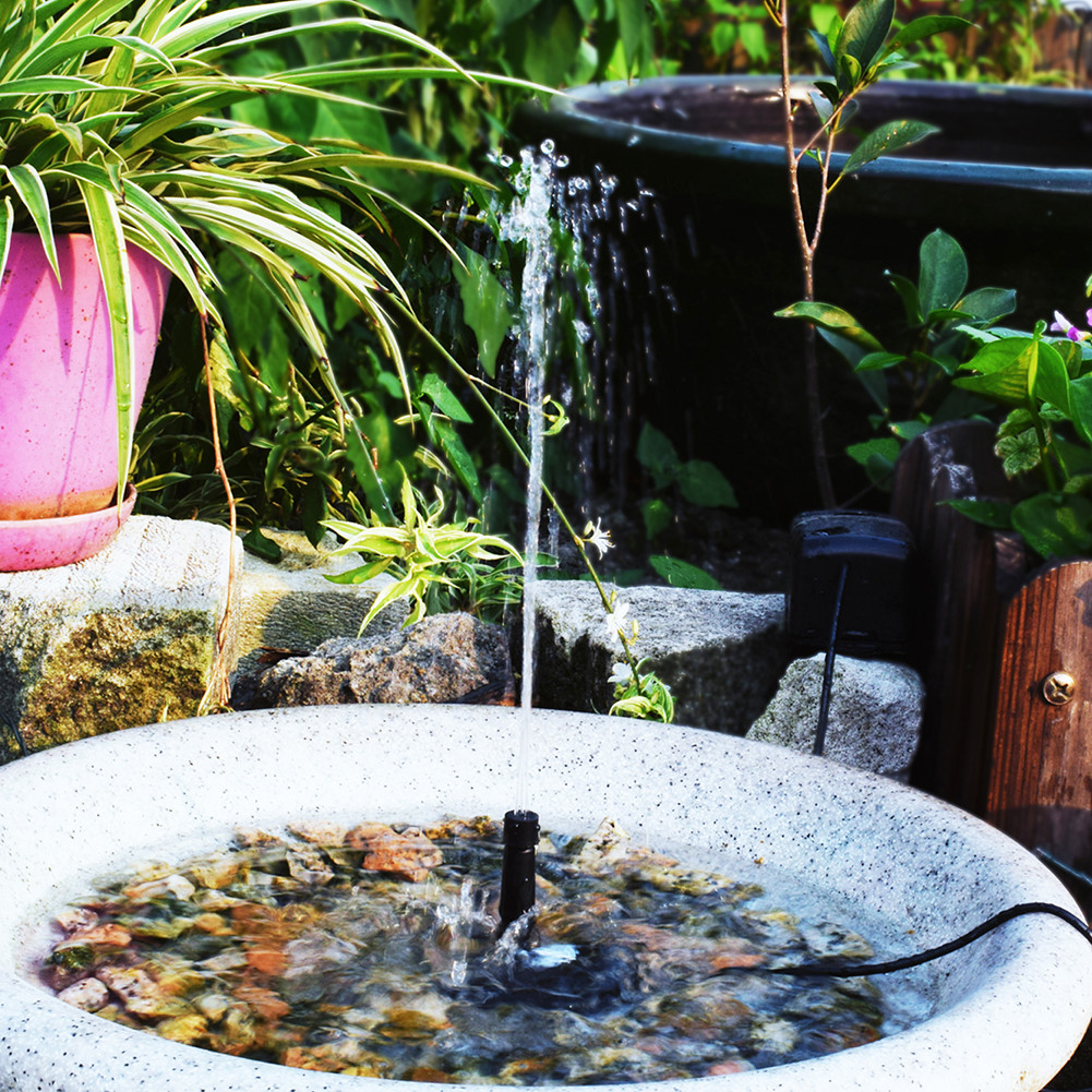 Mini Solar Fountain Pump 1.5W  - Solar Pool Pump Kit บทวิจารณ์และราคา