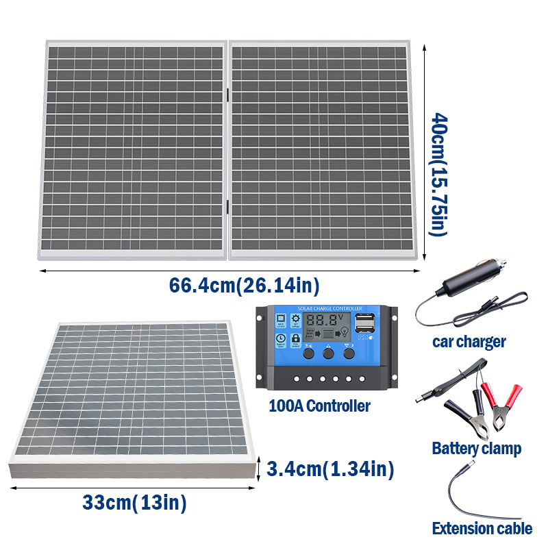 1000W Solar Panel Foldable Des - Solar Pool Pump Kit บทวิจารณ์และราคา