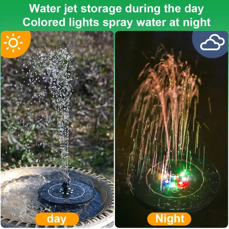 Solar Fountain for Bird Bath W - Solar Pool Pump Kit บทวิจารณ์และราคา