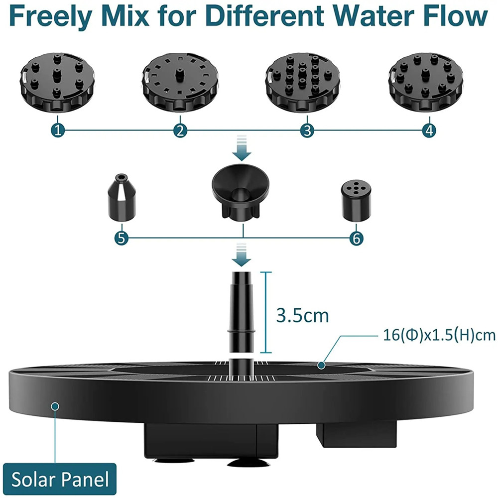 13cm Floating Solar Panel Sola - Solar Pool Pump Kit บทวิจารณ์และราคา