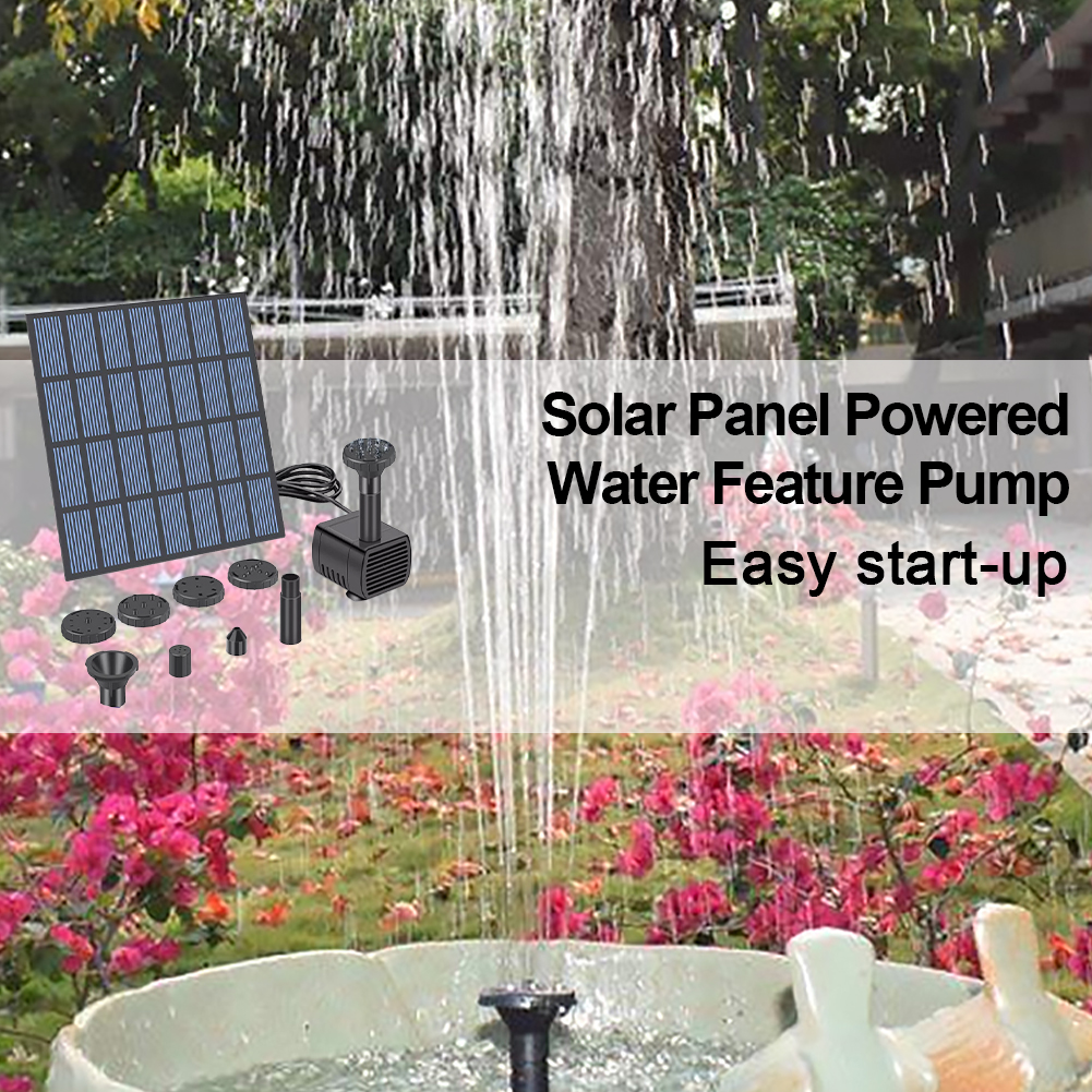 Solar Panel Powered Water Feat - Solar Pool Pump Kit บทวิจารณ์และราคา