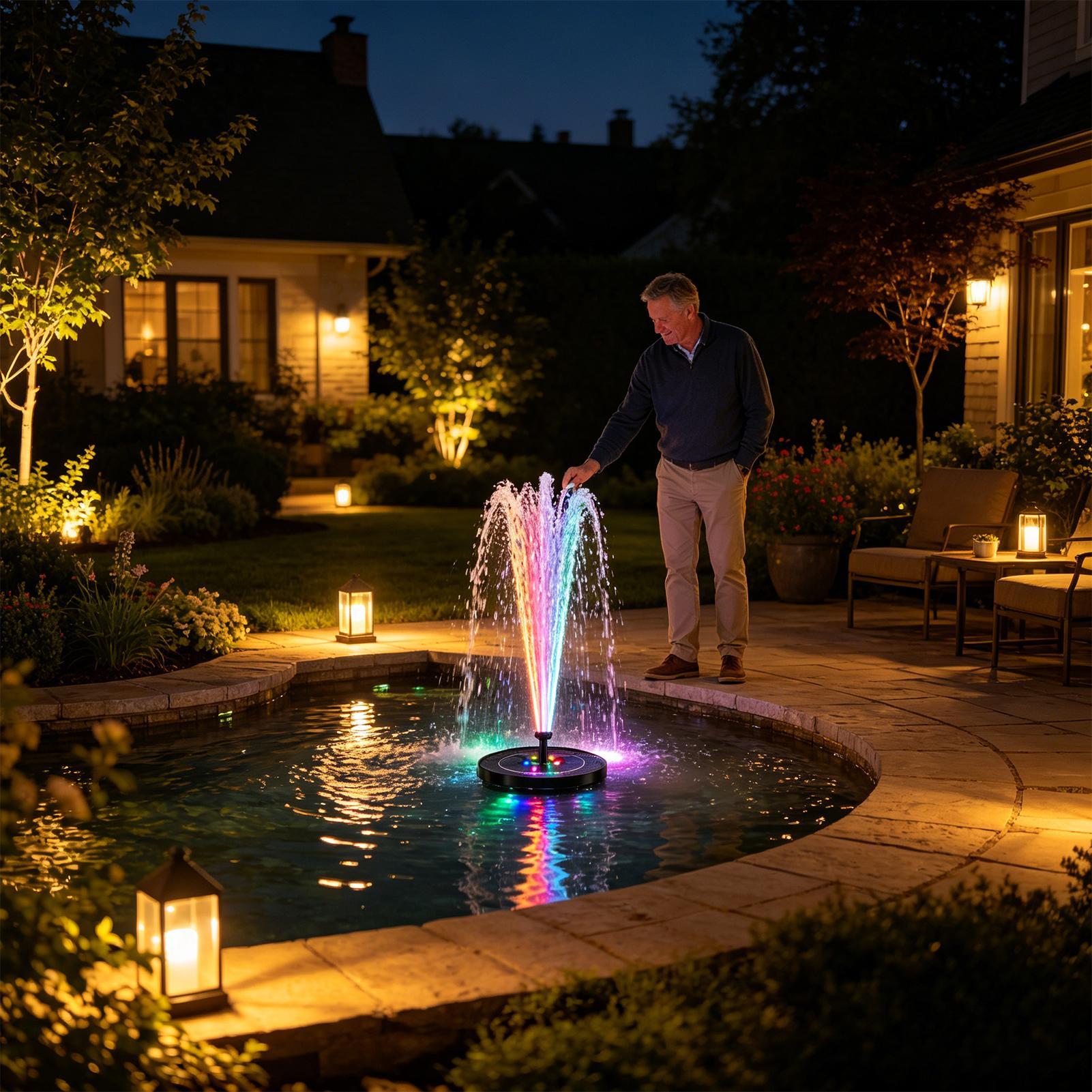 Floating Solar Bird Bath Fount - Solar Pool Pump Kit บทวิจารณ์และราคา