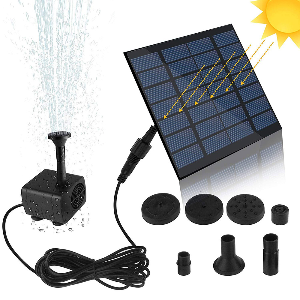 Mini Solar Fountain Pump Water - Solar Pool Pump Kit บทวิจารณ์และราคา