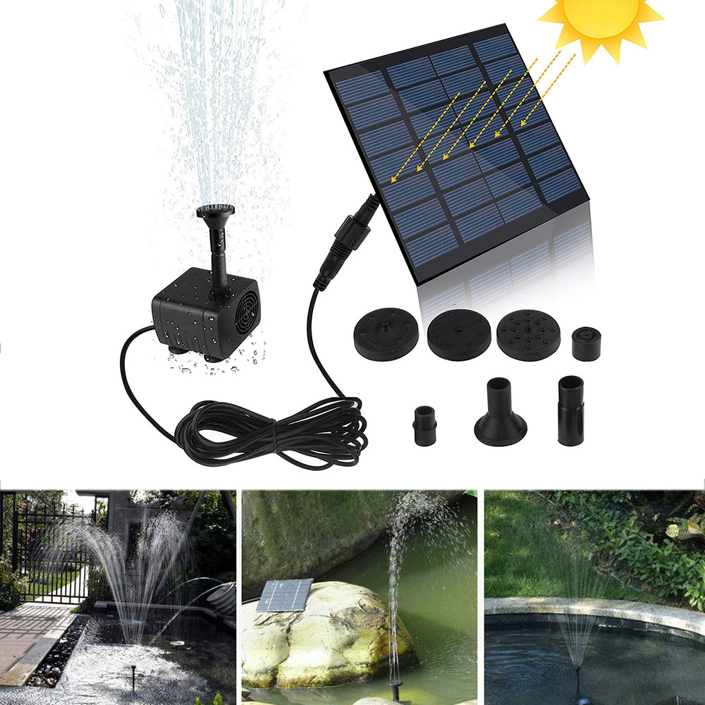 Mini Solar Fountain Pump Water - Solar Pool Pump Kit บทวิจารณ์และราคา