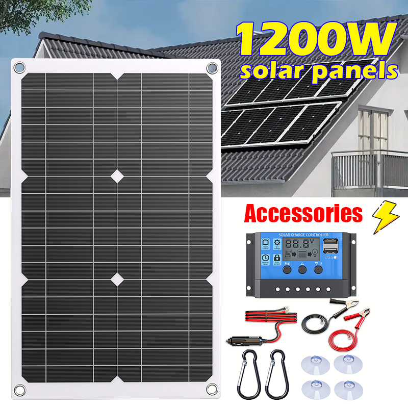 1200W Solar Panel 12V Battery  - Solar Pool Pump Kit บทวิจารณ์และราคา