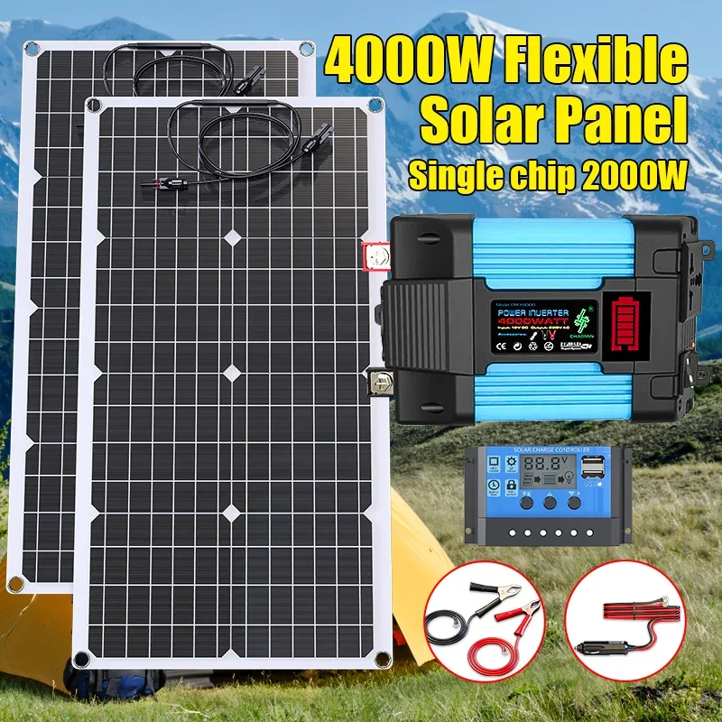 4000W Solar Panel Kit 12V To 1 - Renewable Energy Kits บทวิจารณ์และราคา