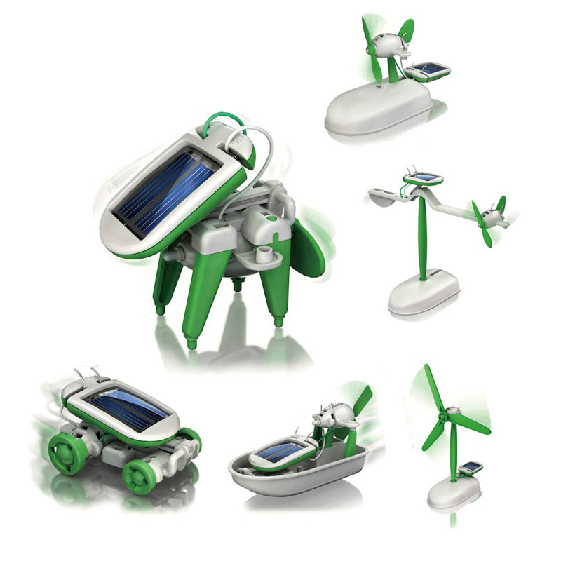 6-In-1 Solar-Power Robot Kit A - Renewable Energy Kits บทวิจารณ์และราคา